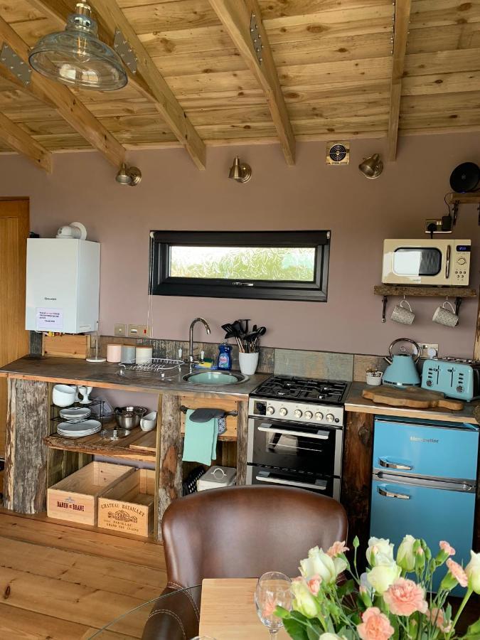 Byre Cottages & Log Cabin 卡迪根 外观 照片